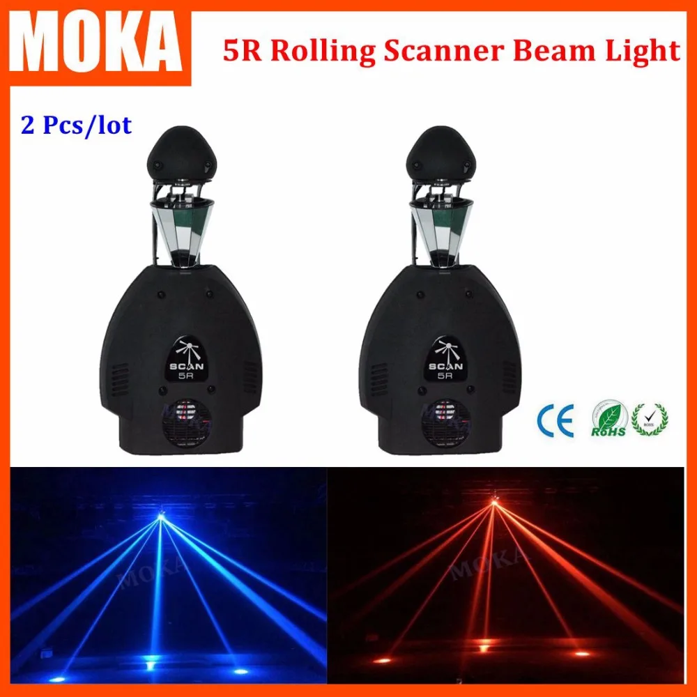 

2 Pcs/lot Stage Beam 200W 5R Scan light Beam Scanning Light Rotate roller beam 5R moving head light DMX control for bar KTV