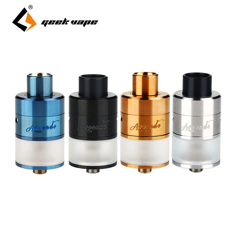 

100% Original Geekvape Avocado 24 RDTA Atomizer 5.0ml Tank Capacity Velocity Deck Support Single Dual Coil Avocado 24 RDTA Tank