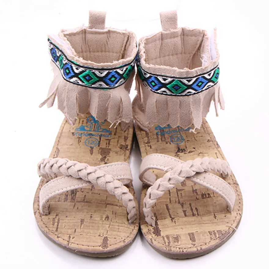 Cute Princess Baby Summer Sandals Anti Slip Hard Bottom Infant First