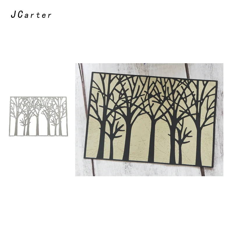 

JC New Arrival Metal Cutting Dies Craft Cut Die Stencil Tree Forest Dies Scrapbook DIY Handmade Album Paper Cards Model Decor