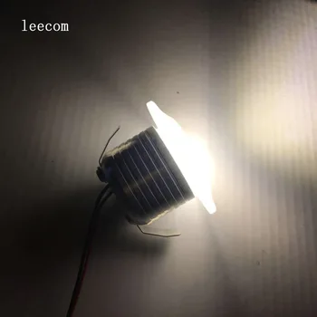 

6pcs/lot cob Mini Led Downlight White Round Ceiling Spot Lights Panel Light Recessed Aluminum Lamp Warm light lamps