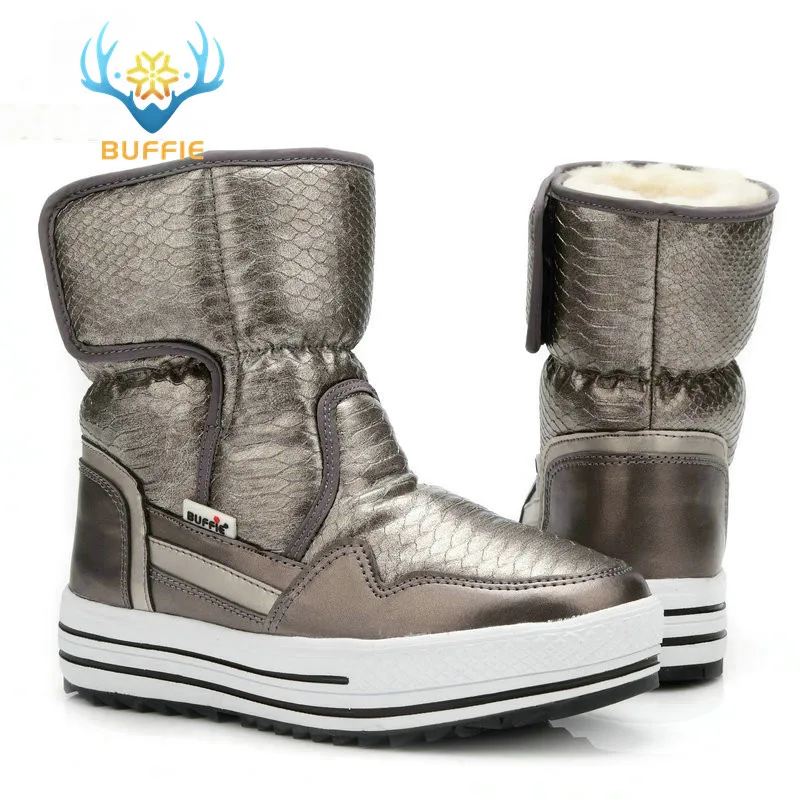 Meilleur Bottes femme chaussures hiver femme chaud de fourrure résistant à l eau supérieure plus la taille de mode semelle antidérapante livraison gratuite nouvelle botte de neige de style