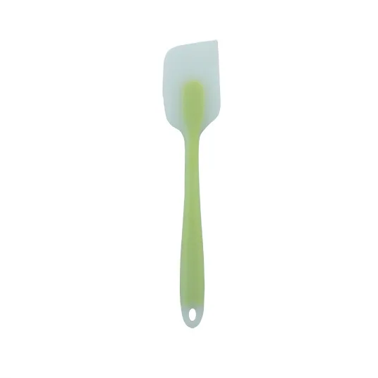 Инструменты для выпечки Шпатель для торта силиконовый шпатель форма для выпечки кондитерских изделий кухонный шпатель Миксер для мороженого совок скребок для крема - Цвет: 1pcs green