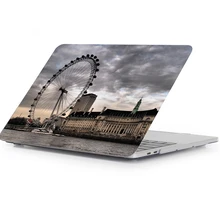 Чехол для ноутбука с принтом+ силиконовая клавиатура для выпуска Apple MacBook Air11 Air13 Pro Touch Bar 12 13 15 дюймов