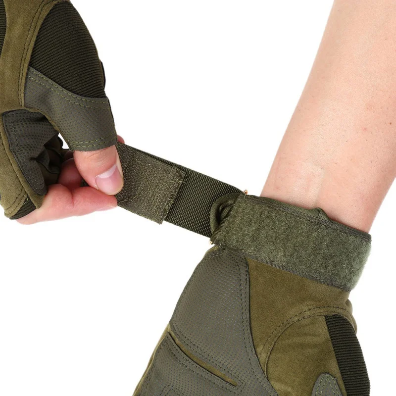 Тактические перчатки велосипедные перчатки для страйкбола армейские противоскользящие резиновые жесткие перчатки на полпальца мужские перчатки Guantes для мотокросса по бездорожью