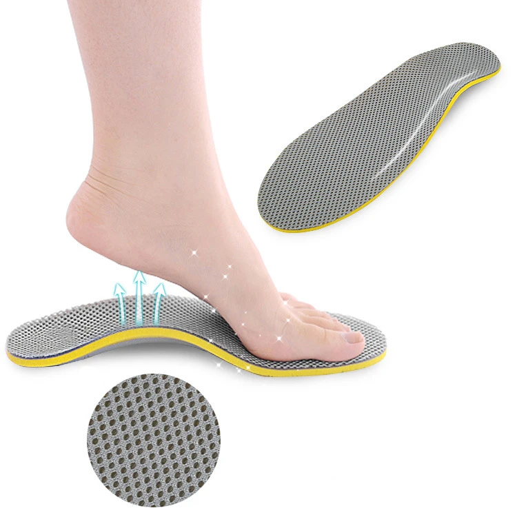 150PAIRS/LOT Orthopedic Insoles 3D Flatfoot Orthotic Arch Support