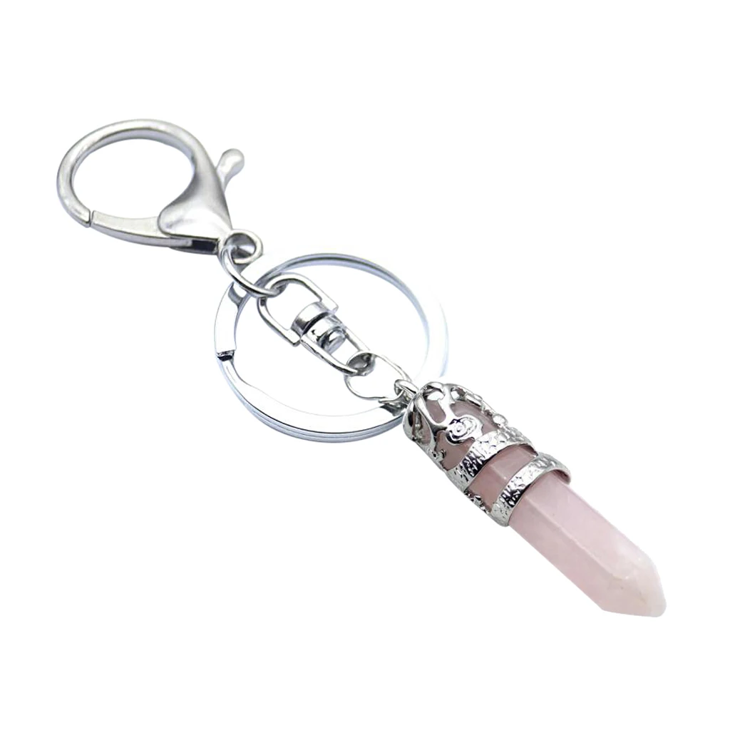 Elegant Hexagonal Dragon Keychain Key Chain Ring Bag Fashion Jewelry Women Men DIY Key Chains Accessories