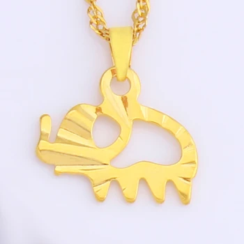 

Golden Pendant Elephant Styling New Simple Fashion Pendant Necklace Women's Best Gift