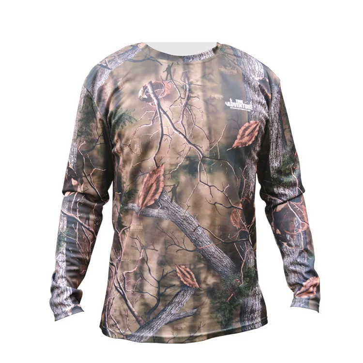 

Realtree Reed Camo Hunting Shirt Lightweight Breathable Quick-Dying Long Sleeve T-Shirt Hunting Clothing for Jungle Hunting,Shoo
