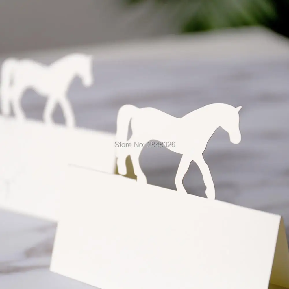 馬場所カード ポニー食品テント馬パーティーのテーマの装飾 テーブル装飾 テーブル名カード 馬術エスコートカード Card Card Decorative Decorativetent Tent Aliexpress