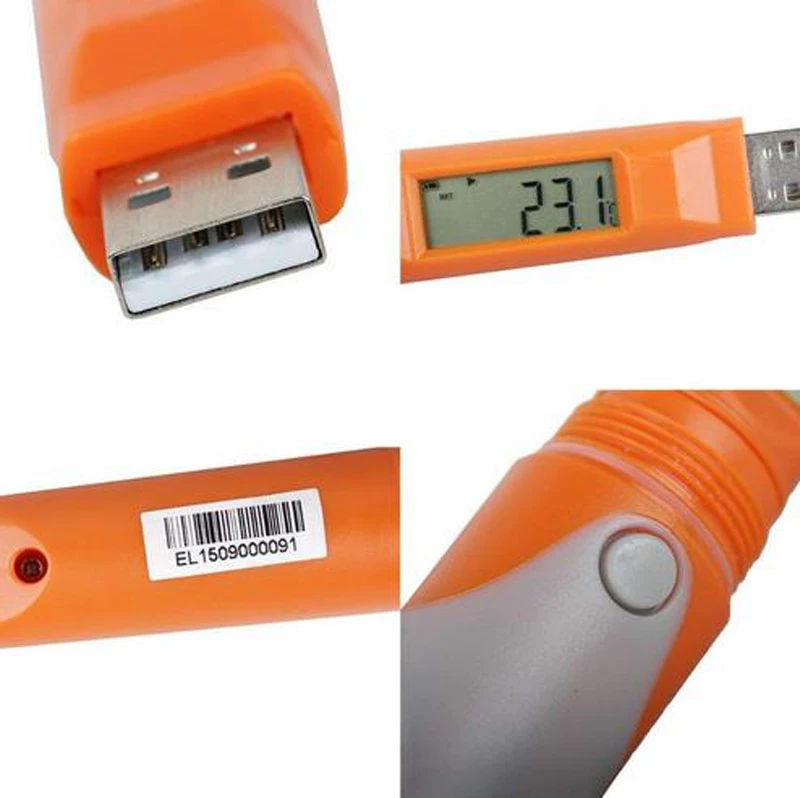 Температура регистратор данных RC-51 USB PDF темп регистратор-тестер ручка Стиль 32000 точки записи