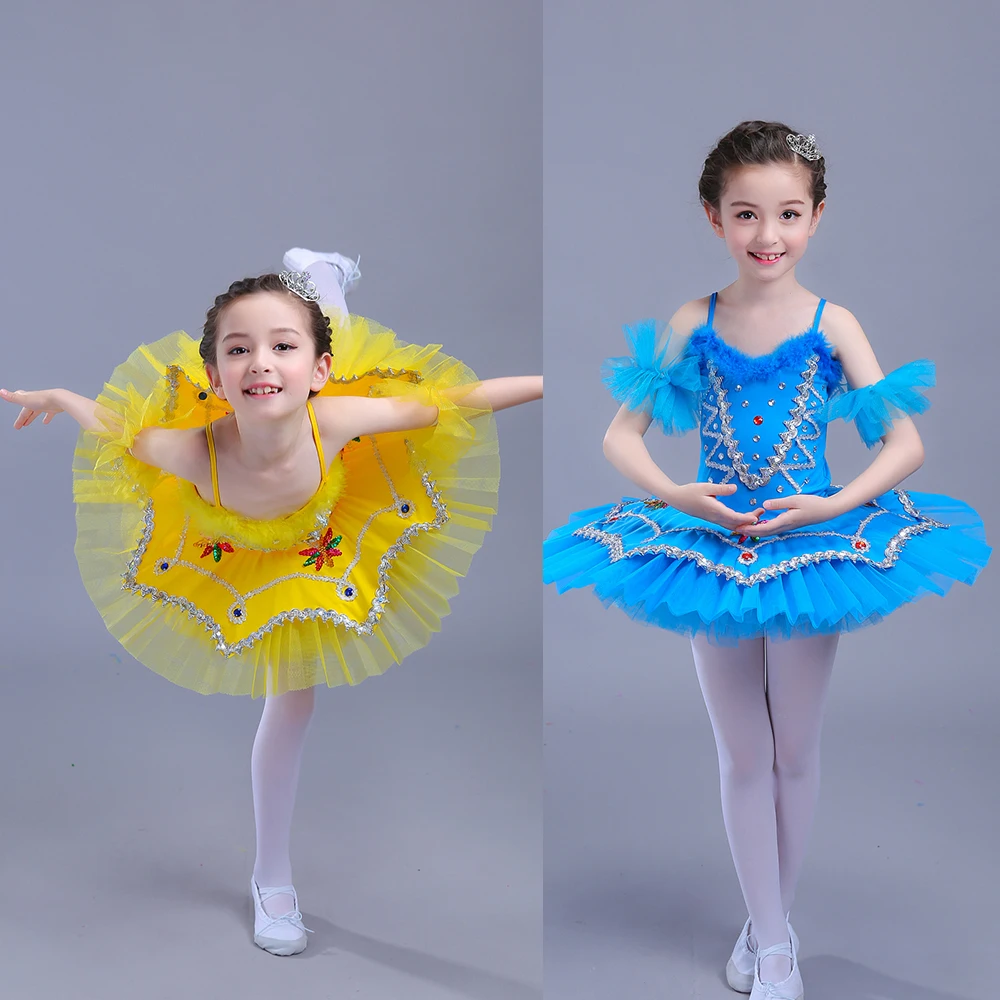 Для детей, для профессиональных занятий балетом, танцами костюм девочки из балета "Лебединое озеро" платье для танцев Детская Балетная платье Stagewear Вечерние наряды