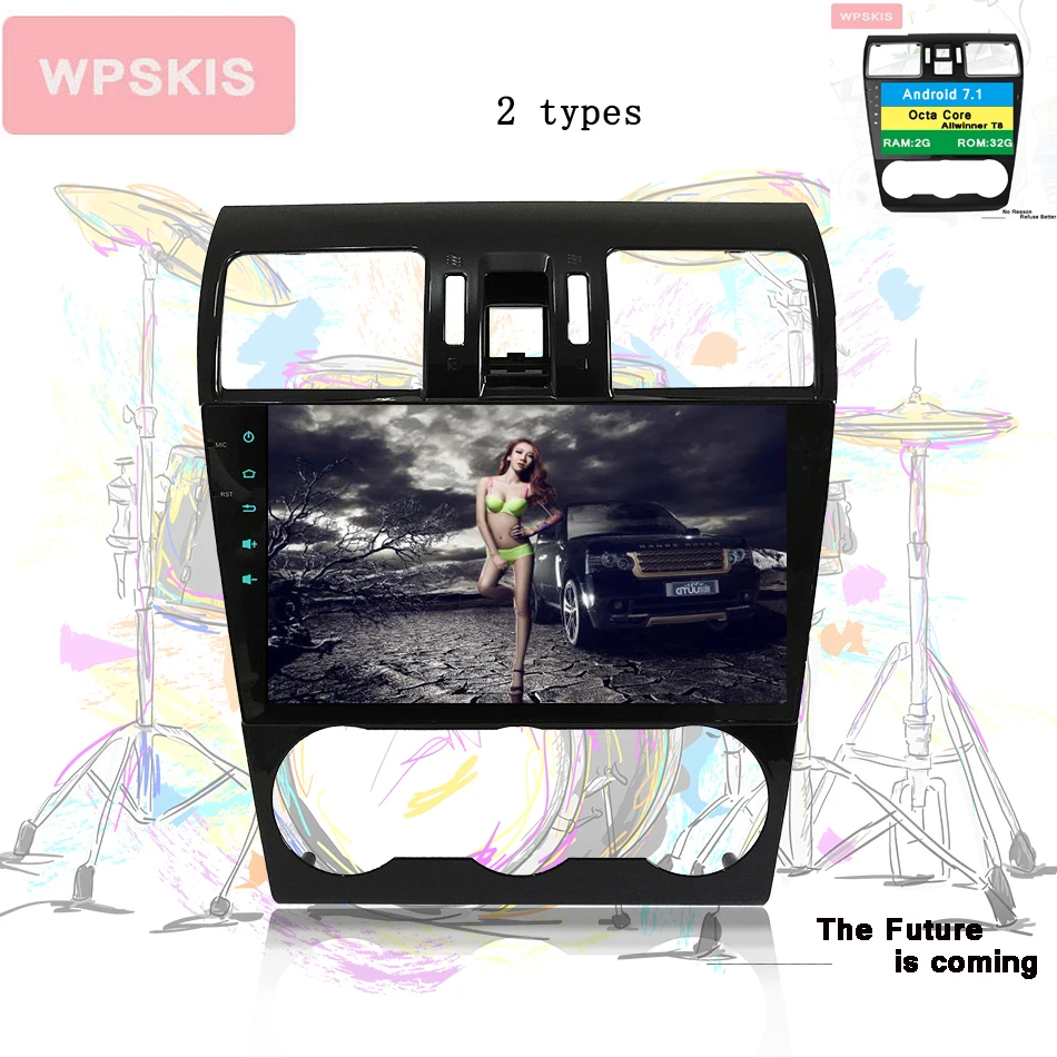 Sale 9" WiFi 4G lte Octa Core 4GB RAM Android 9.1 DAB+ Car DVD Multimedia Player Radio For Subaru Forester XV WRX 2013-2018 Headunit 3