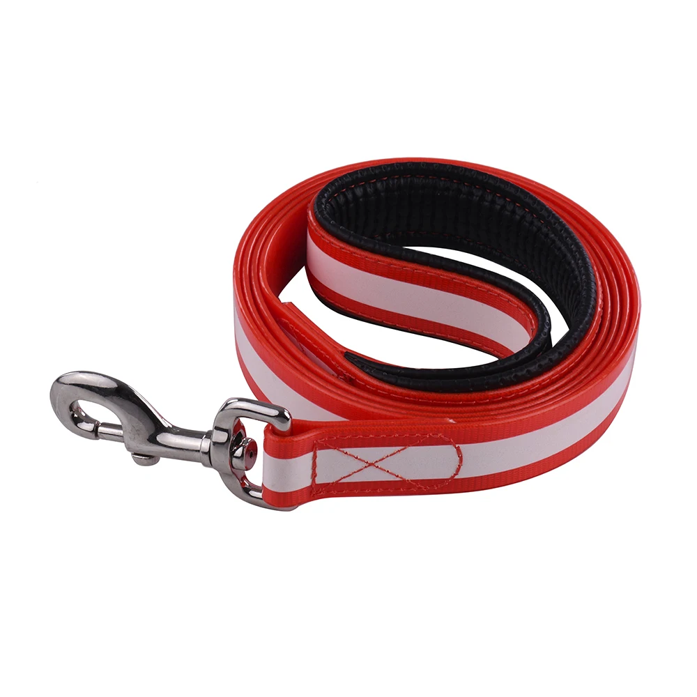 TPU Glow Waterproof Dog Leash Night Safety Dog Working Leash Lead for Medium and Large Dog Wear