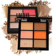 Matte glitter professional eyeshadow palette smokey nude eyes palette matte eye shadow pigment with Applicator