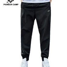 Пионерский лагерь, повседневные штаны для фитнеса, мужская спортивная одежда, спортивный костюм, штаны, обтягивающие штаны, черные спортивные штаны, пэчворк, для бега, AXX901068
