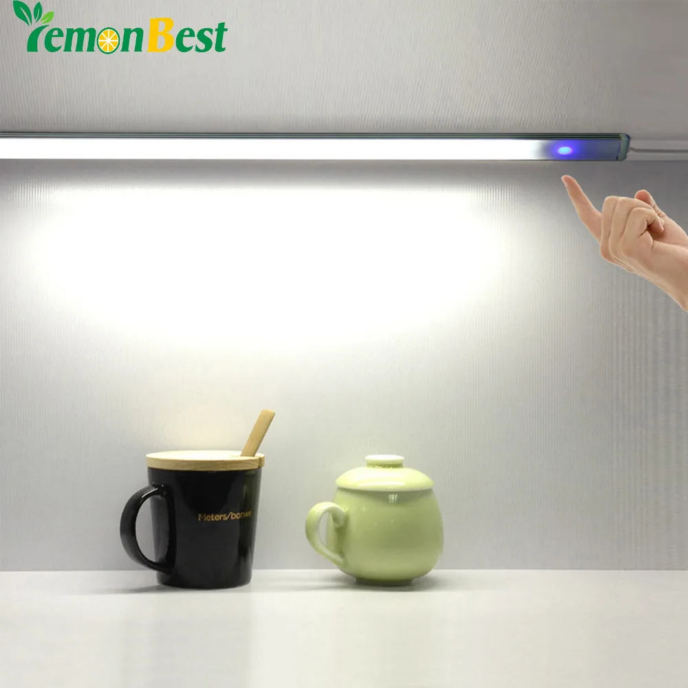 

Portable USB Night Light Stepless Dimmer Touch Control LED Light Unlimited Dimmable Lamp Cool White for Closet, Wardrobe, Desk