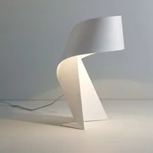 Modern Minimalist Black and White Origami Table Lamp E27 LED Decorative Light for Living room table