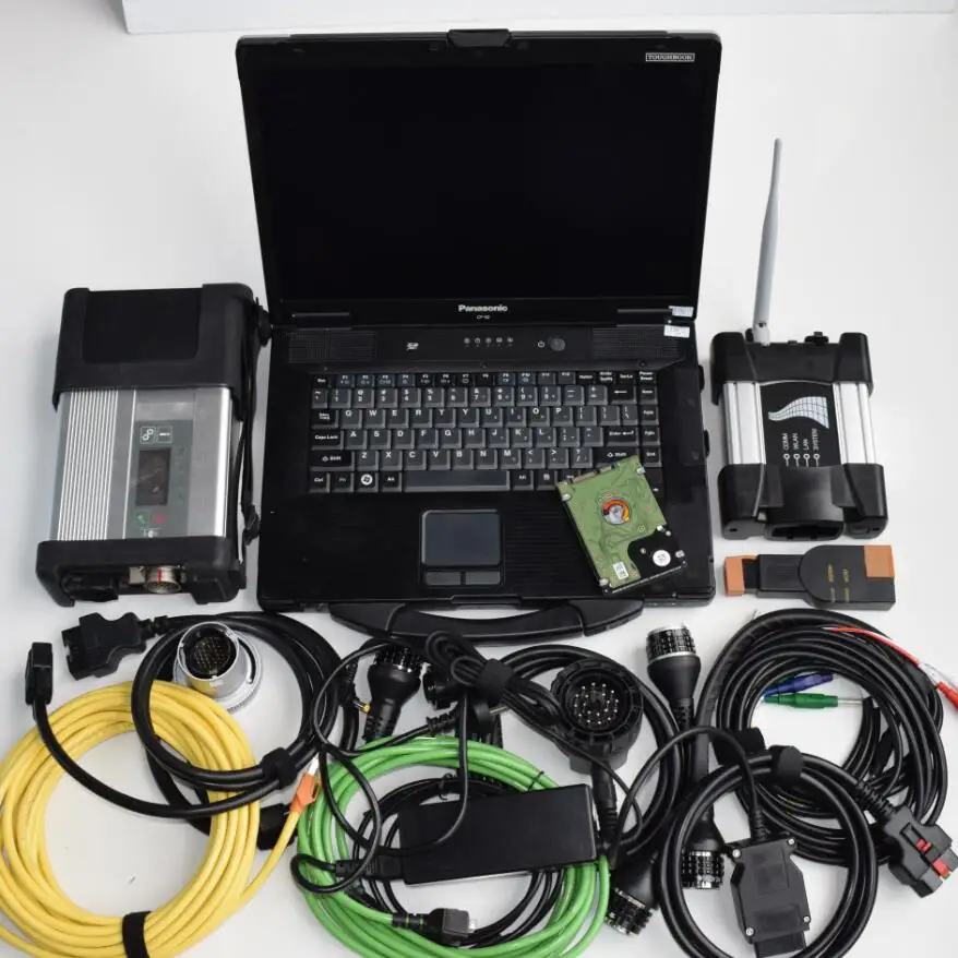  MB Star C5 con 201905 v hdd para bmw icom siguiente escáner wifi 2in1 con portátil cf-52 toughbook 