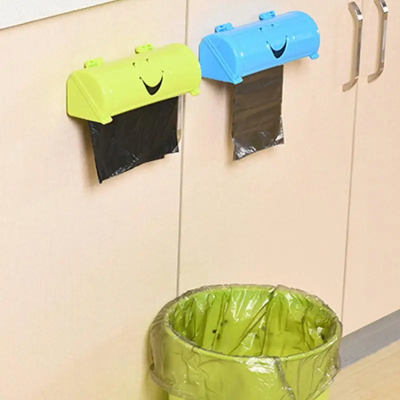 

Kitchen Garbage Bags Storage Box Sort Cartoon Organizers Adhesive
