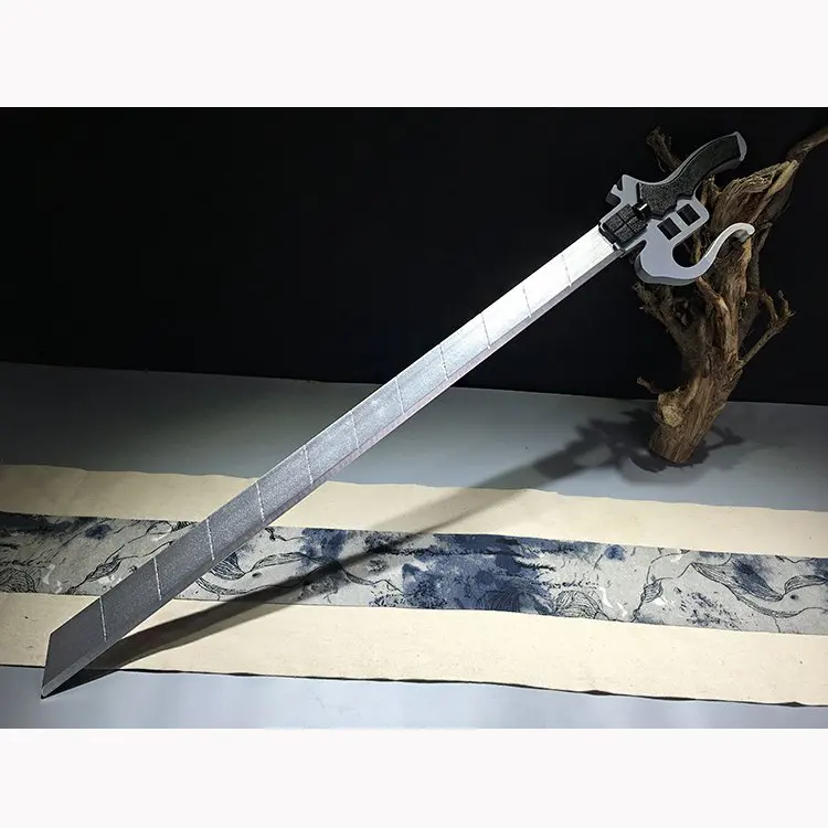 Атака на Титанов Леви Акерман деревянный меч Косплей Леви Акерман меч симулятор оружие реквизит - Цвет: as photo