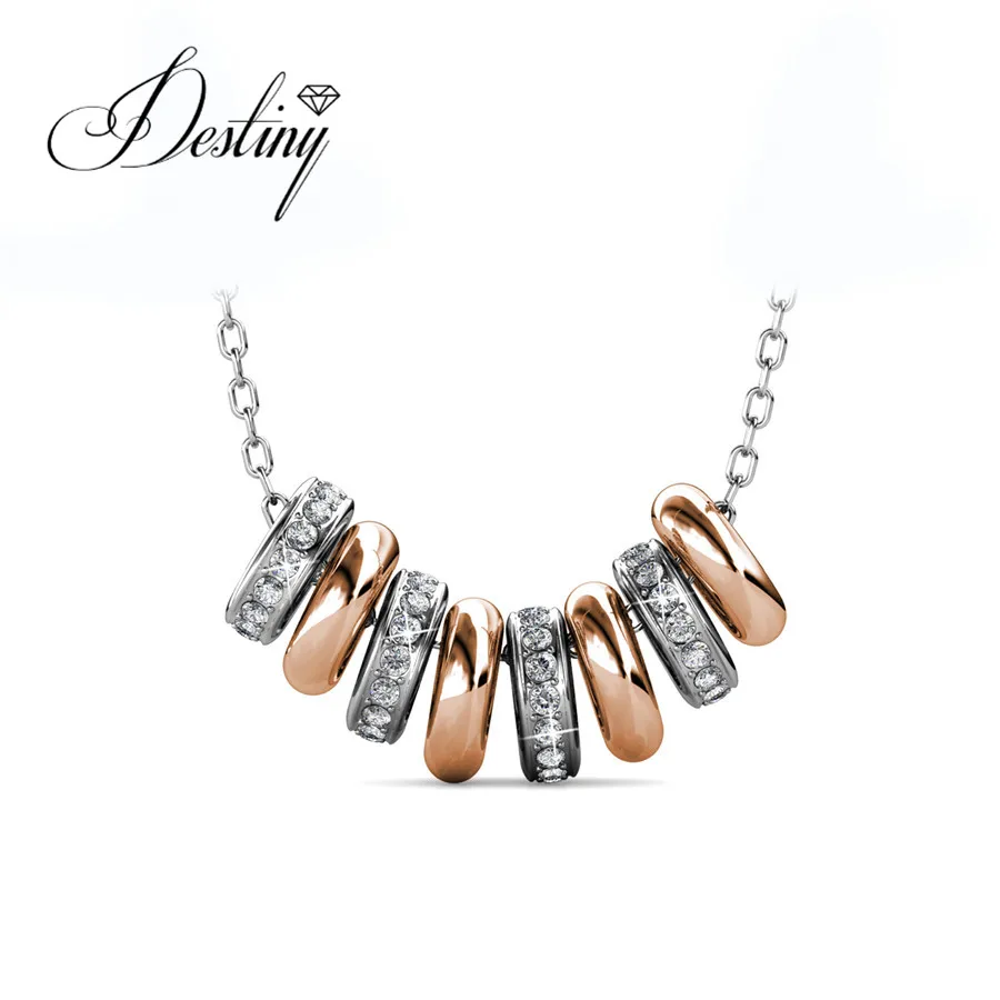 Destiny Jewellery смешанные покрытие цвет ожерелье сделано с кристаллами Swarovski Кулон