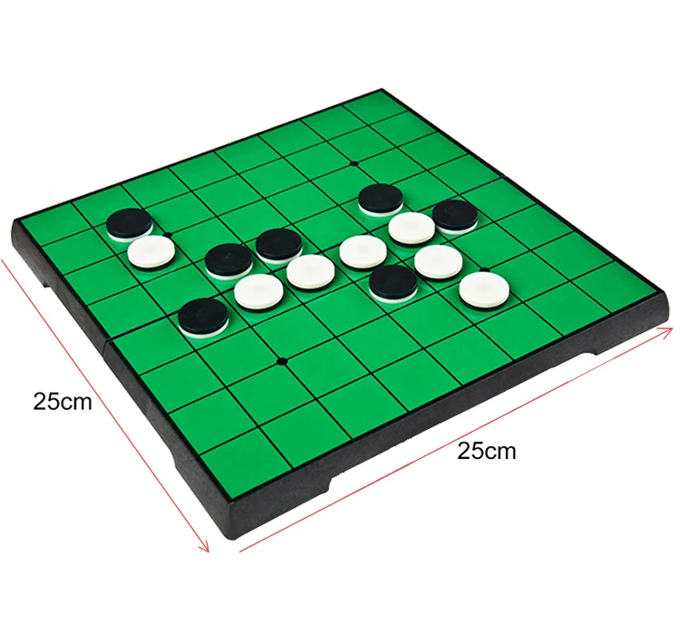 

Launch Magnetic Portable flip chess and Folding Reversi Othello Board Chess Standard Educational parent-children Family Game1