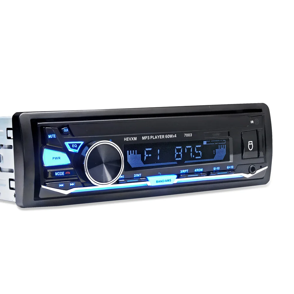 7003 автомобильный BT MP3 плеер радио Автомобильный 12 В синий зуб стерео аудио в тире