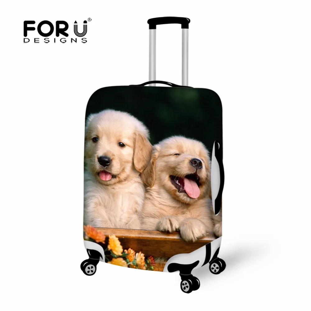 Чехол FORUDESIGNS для чемодана на колесиках 18 28 дюймов эластичный защитный чехол с 3D