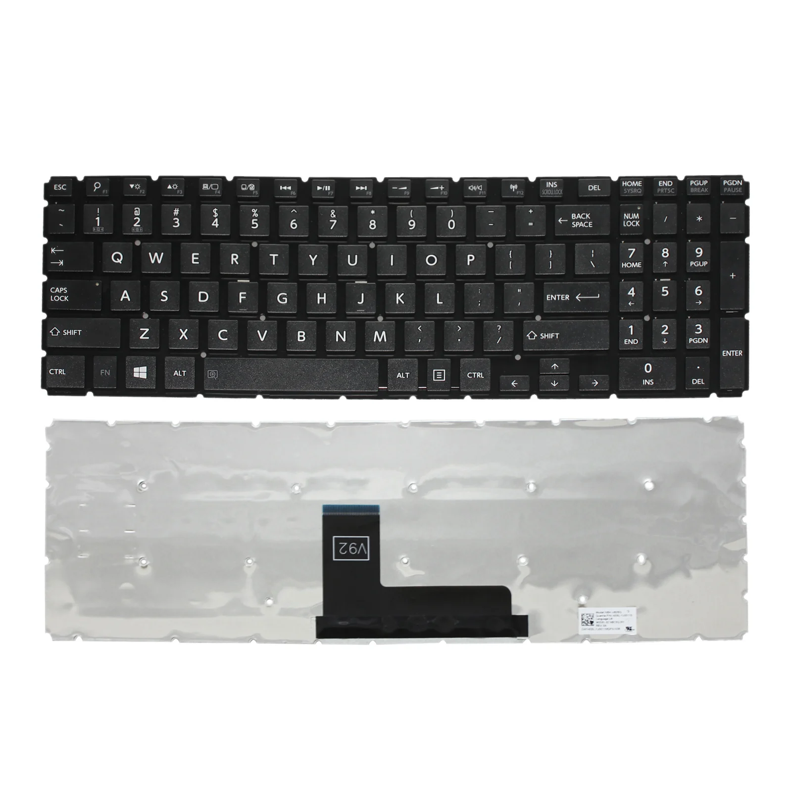 

US laptop keyboard For Toshiba Satellite C55-C C55-C5232 C55-C5240 C55-C5241