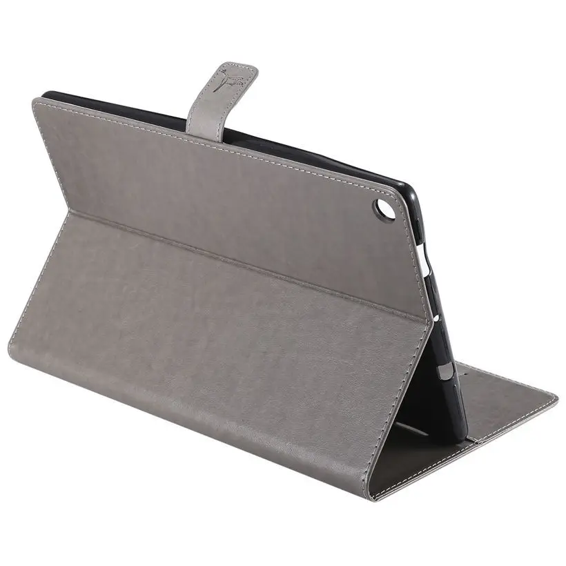 Чехол для Amazon Kindle Fire HD 10 7th поколения планшет чехол принципиально девушка кошка тиснением раскладной чехол Капа оболочки кожи