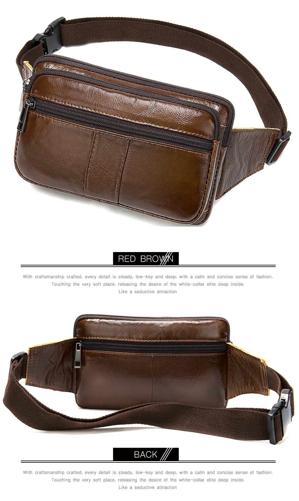 7 male fanny pack men's waist bag belt men leather genuine man belt pouch money belt bum hip bag for men waist pack bags
