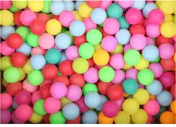 40 мм нетоксичные Цвет шарик смешно бесшовные Азартные игры мяч Развлечения Настольный теннис мяч