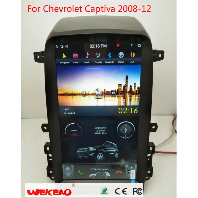 Android 6 0 Авто Радио мультимедийный плеер gps навигации DVD для Chevrolet Captiva 2008-12