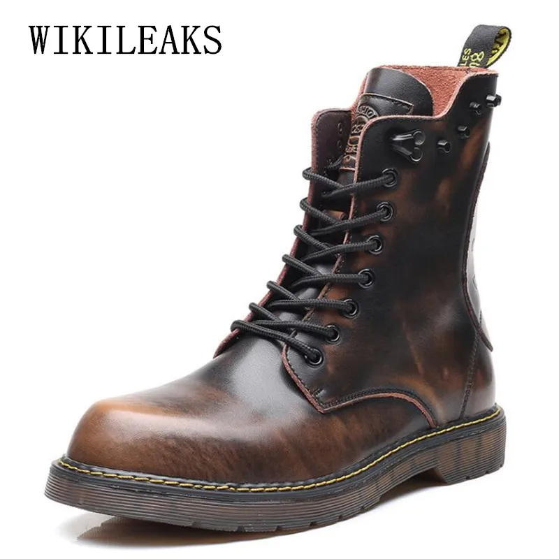 high quality military boots genuine leather motorcycle boots men shoe ankle boots delta coturnos masculino militar askeri bot