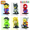 LOZ  super hero Anime  diamond block cute building blocks toys bricks  educational  Action Figures Toys for Children Christmas ► Photo 2/5