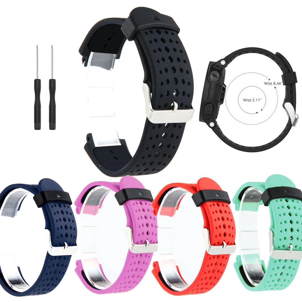 

Silicone Strap for Forerunner Breathless Band Sport Watch Strap Replacement for Garmin Forerunner 220/230/235/620/630