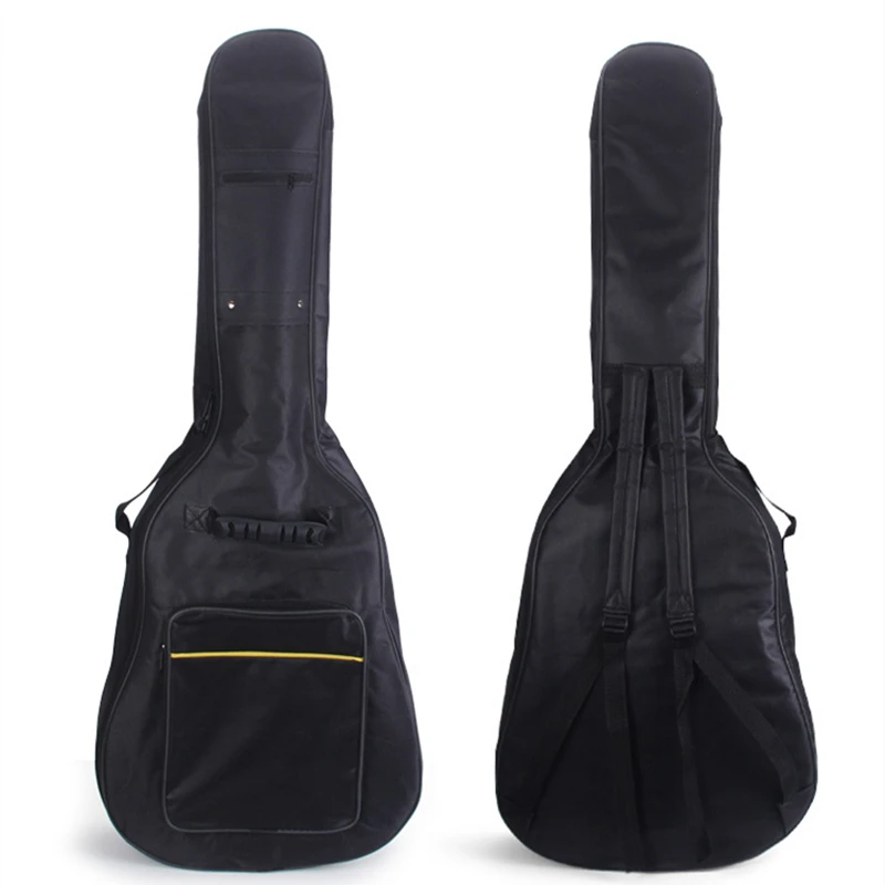 40 / 41 Inch Portable Guitar shoulder Bag Pad Cotton Thickening Backpack Guitar Soft Case with Double Straps
