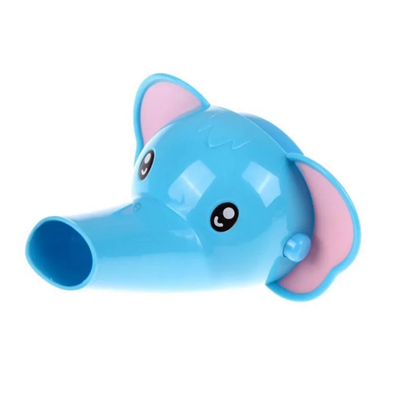 Новая мода мультфильм слон Дельфин утка кран удлинитель для детей Стиральная Ванная комната Душ кран распылитель на кран - Цвет: Elephant