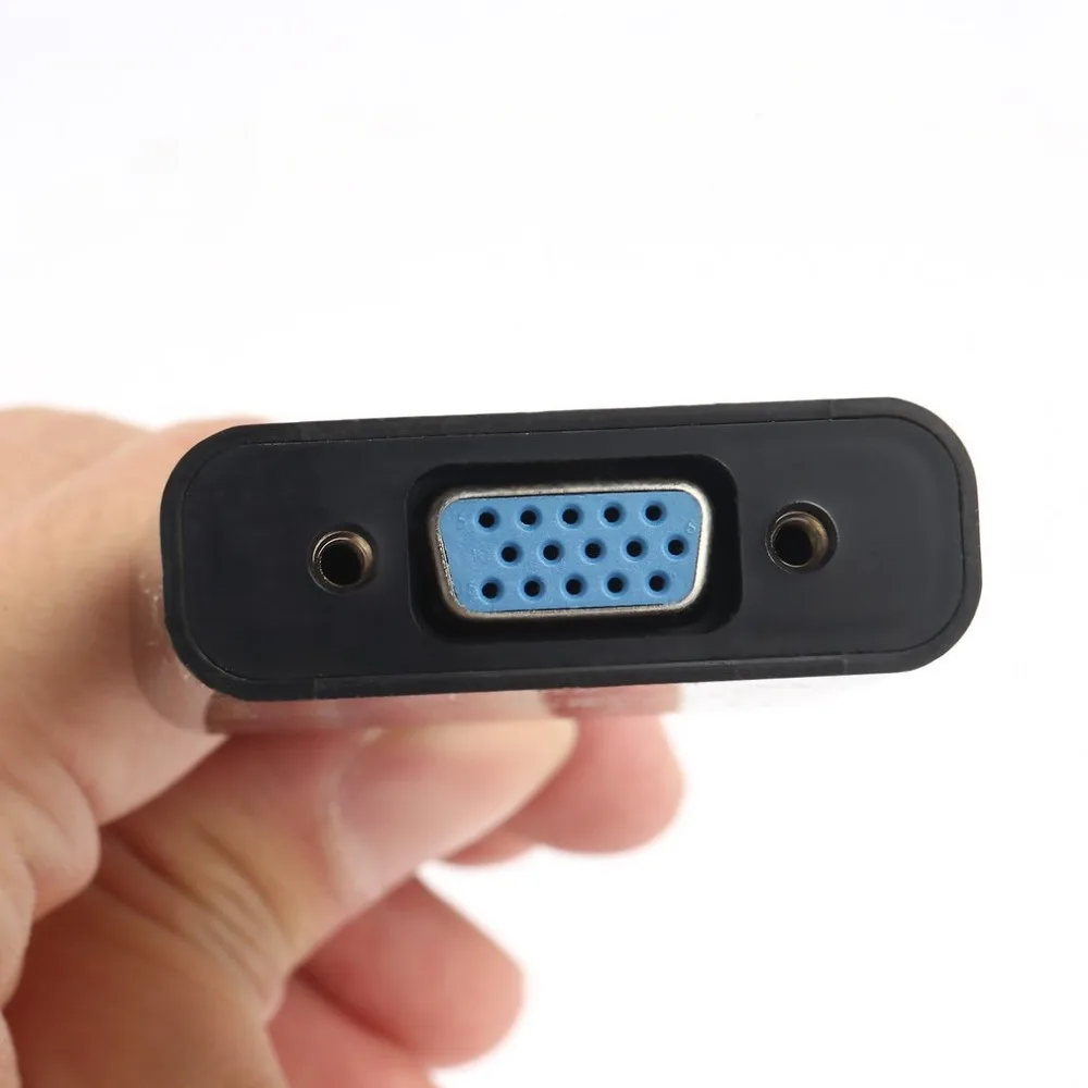 HDMI папа к VGA RGB Женский видео конвертер адаптер 1080P для ПК черный мужской