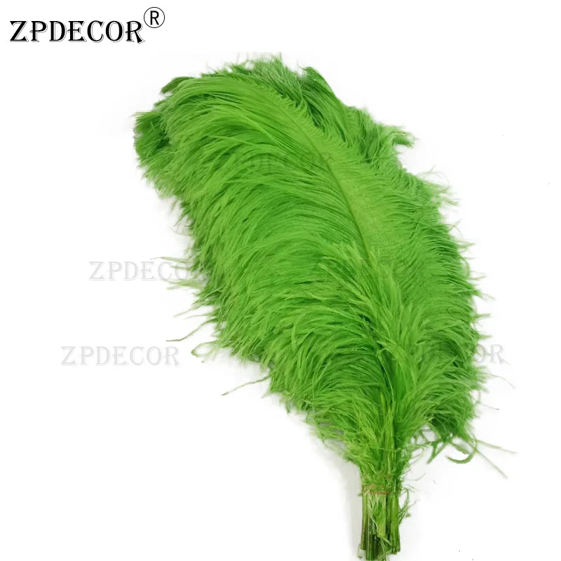 ZPDECOR 45-50 см черные перья для рукоделия