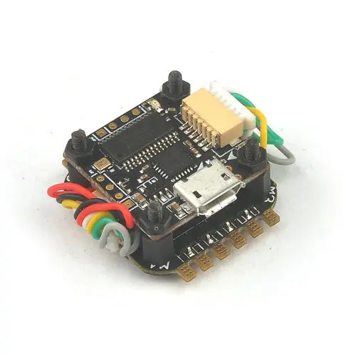 

JMT Teeny1S F3 Flight Controller Board Built-in Betaflight OSD + 4 In 1 6A BLHeli_S ESC for 60mm-80mm Mini FPV Quadcopter Drone