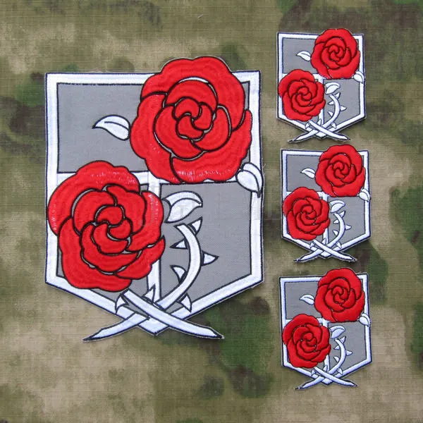 Огромная задняя часть корпуса с вышивкой атака на Титанов | Дом и сад