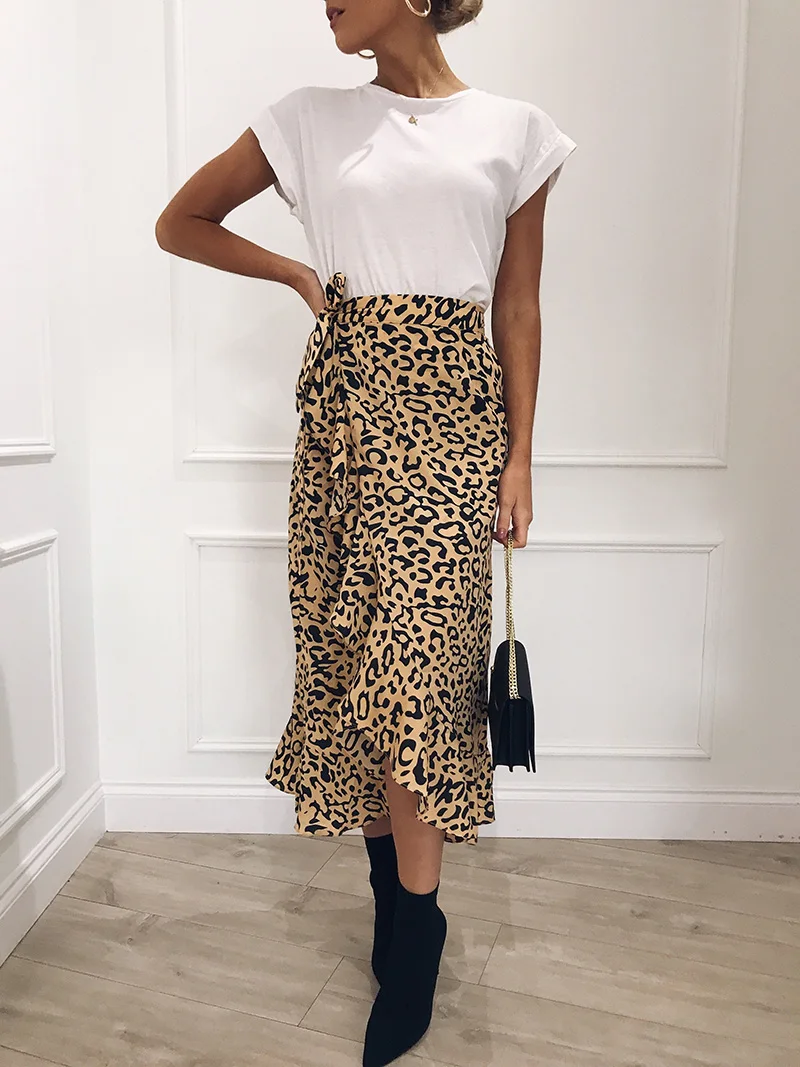 Hot Sale 19 New Slim Fashion Casual Women Leopard Print Boho Wrap Over Aysmmetric Loose Skirt Summer High Waist Midi Skirts 14 Hot Sale 19 New Slim Fashion Casual Women Leopard Print Boho Wrap Over Aysmmetric Loose Skirt Summer High Waist Midi Skirts 14