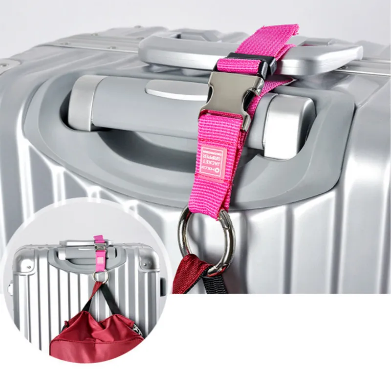 

Multifunctional Adjustable Metal Luggage Straps Buckle Belt Portable Luggage Bag Hanging Buckle