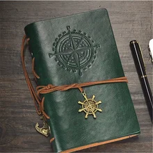 A6 пиратский корабль спираль Винтаж в мягкой обложке журнал путешествий; Записная книжка