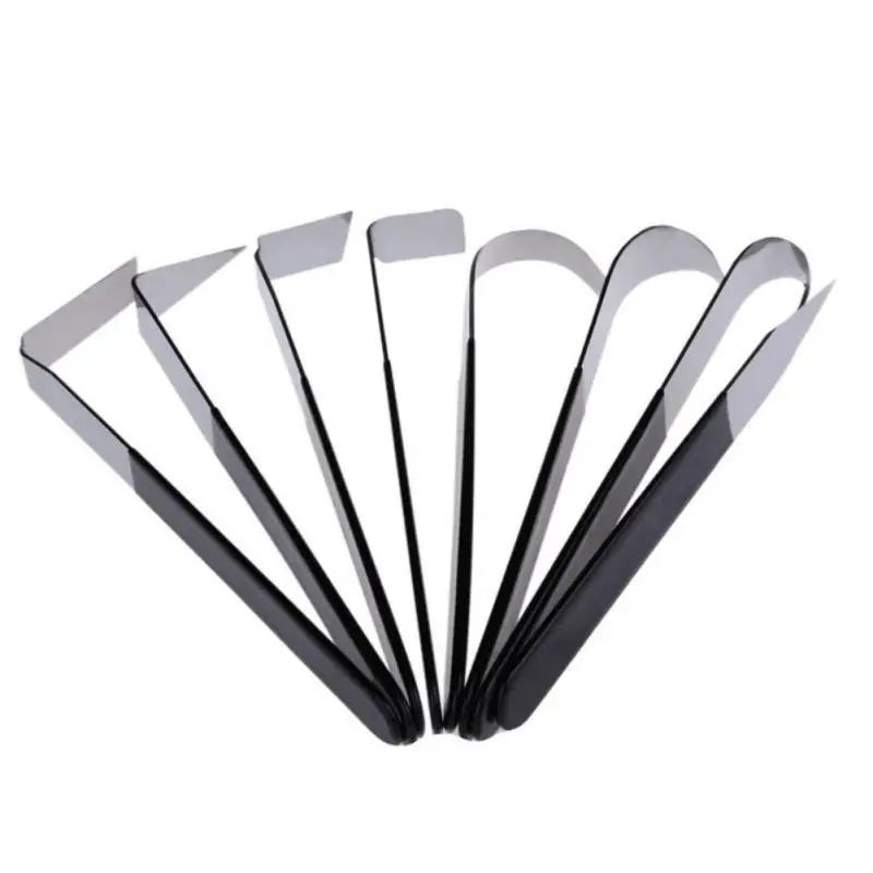 

Stainless Steel Pottery Clay Sculpture Clay Carving With Rubber Handle Tools DIY Artwork Sculpting Set Carving Pottery Tools