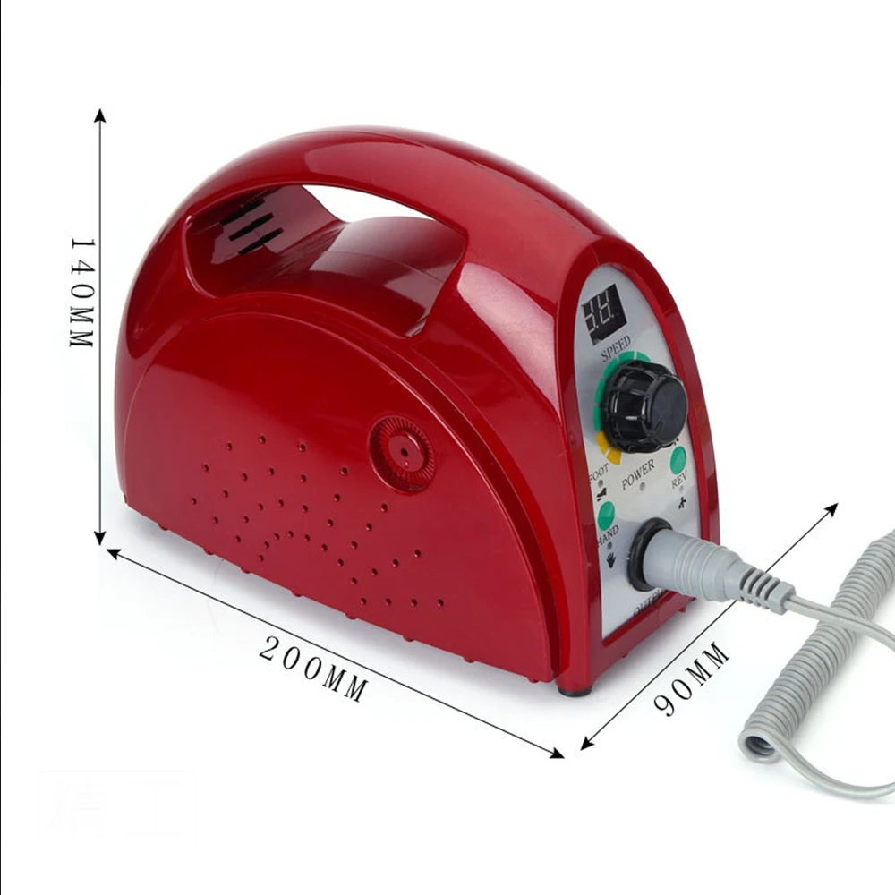 35000 об/мин для ногтей Электрический прибор удаление рогового слоя машина для маникюра ногтей сверла пилочка для ногтей Красота резак фрезерный станок с ЧПУ