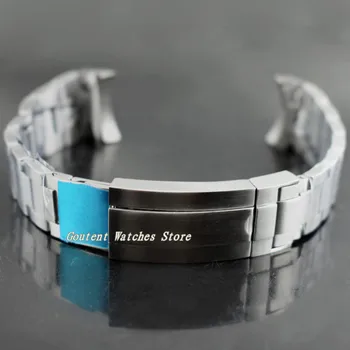 

21mm Bliger 316L Solid Bracelet Stainless Steel Strap Watchband Kit 43mm Watch