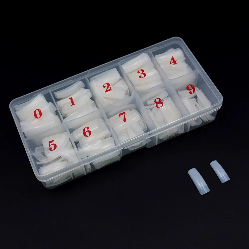 

10 Boxes Capsule Ongle Transparent Fake Nails 5000pcs Faux Ongles False Nail French Tips Manicure for dropshipping Wholesale